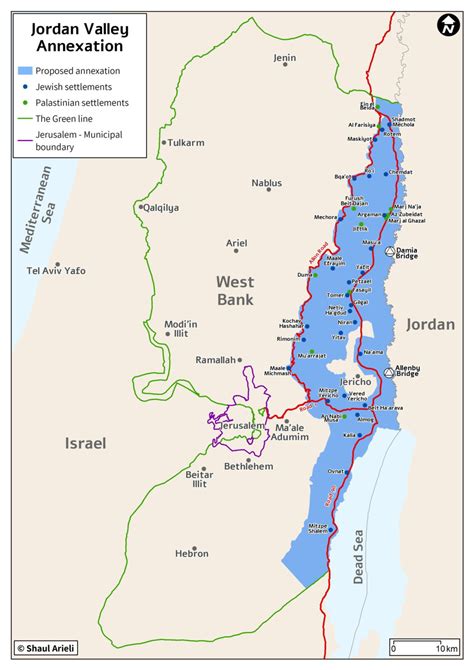 Jewish Settlements in the Jordan Valley