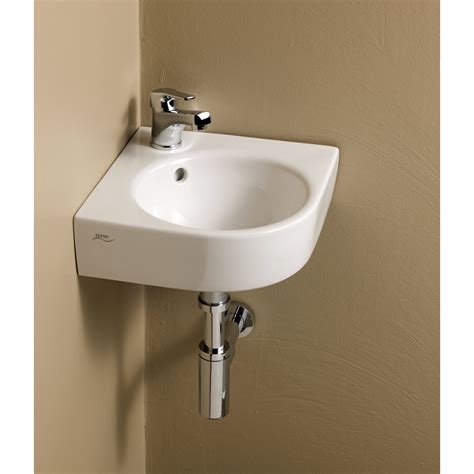 Bissonnet Elements Comprimo Corner Bathroom Sink | Wayfair