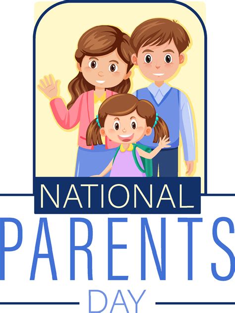 National Parents Day Poster Template 10516638 Vector Art at Vecteezy