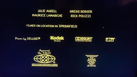 During the end credits of The Simpsons Movie (2007), it's says it was ...