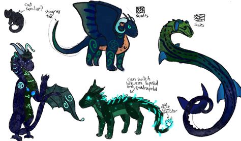 Sea dragon concepts by DragonFlameCactus on DeviantArt