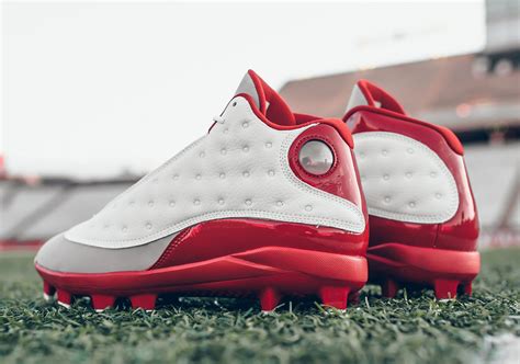 Air Jordan 13 Grey Toe Football Cleat AJ8016-126 | SneakerNews.com