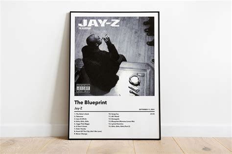 Jay-Z The Blueprint Album Cover Poster A4 A3 A2 Print | Etsy