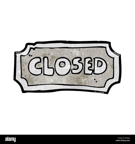 cartoon closed sign Stock Vector Image & Art - Alamy