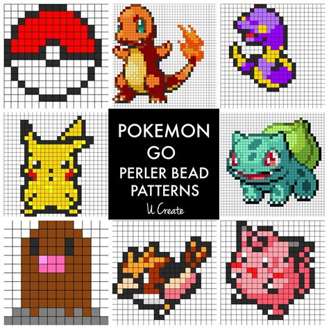 Pokemon Go Perler Bead Patterns