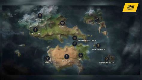 League Of Legends Regions Map - Bonnee Stoddard