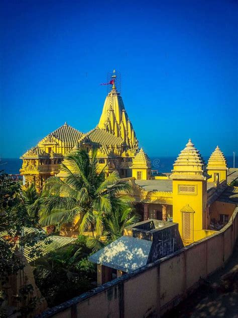 Outside View of Somnath Temple in Gujarat India, Somnath Temple View ...