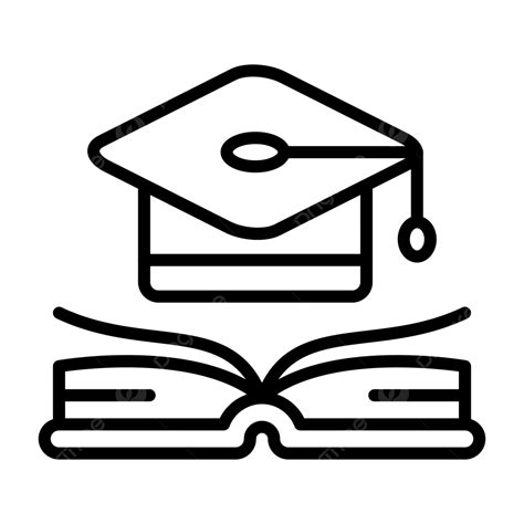 Education Line Icon Vector, Education Icon, Cap, College PNG and Vector ...