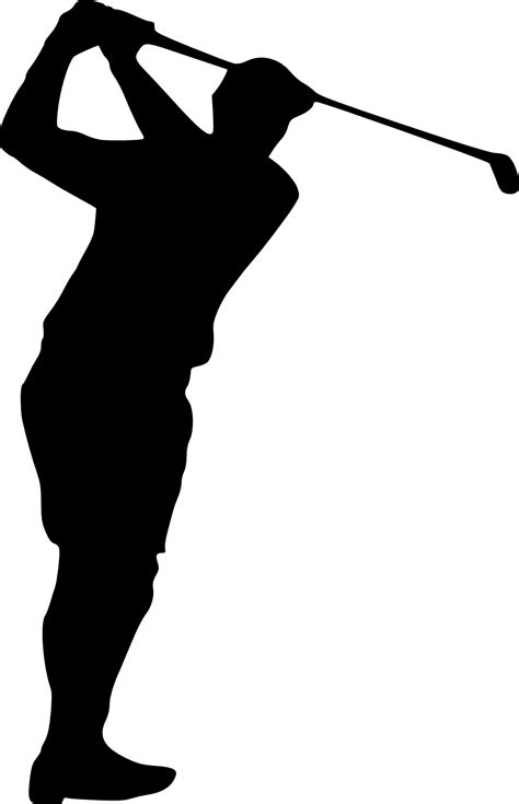 10 Golfer Silhouette (PNG Transparent) | OnlyGFX.com