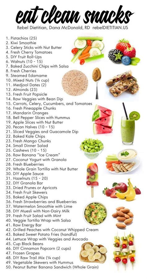 CLEAN Snacks - Fuel your body for results! Healthy Meal Prep, Healthy ...