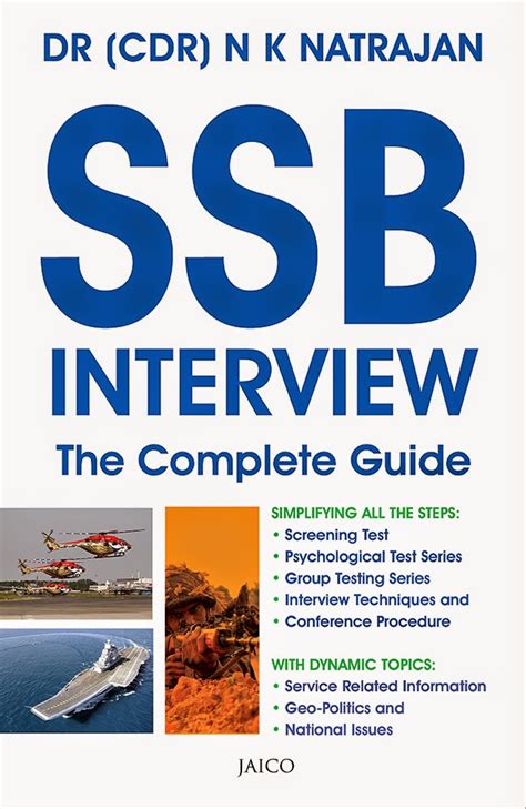 Best book on SSB Interview Complete Guide by Jaico Publishers