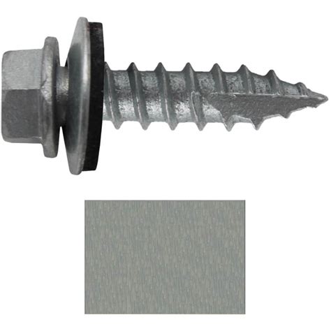 #14 Metal ROOFING SCREWS: (250) Screws x 1" GALVANIZED Hex Head Sheet ...