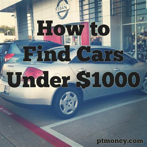 How to Find the Absolute Best Cars Under $1,000 | PT Money