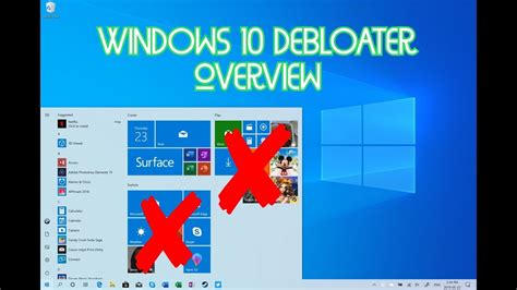 Windows 10 Debloater Overview - 2019 - YouTube