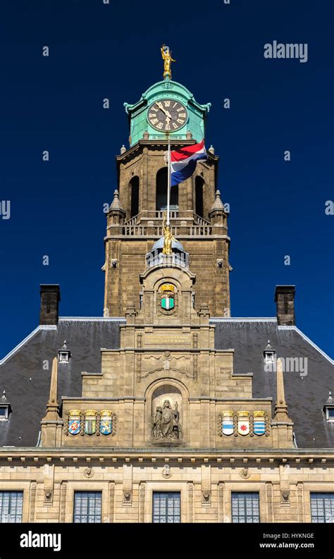 Details of Rotterdam city hall, Netherlands Stock Photo - Alamy