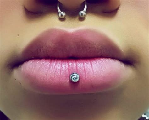 Y2k Accessories Stainless Steel Lip Piercing For Women Demon Vampire ...