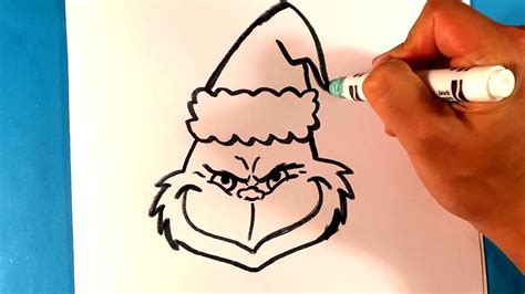 How to Draw the Grinch - Easy Drawing Lessons - YouTube