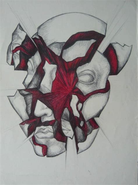 Broken Drawing by Marina Novikova | Saatchi Art