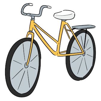 Premium Vector | Cartoon bicycle