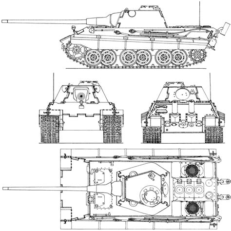 E-50 Standardpanzer blueprint Army Vehicles, Armored Vehicles, Tank ...