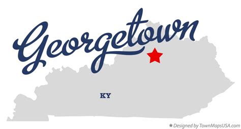 Map of Georgetown, KY, Kentucky