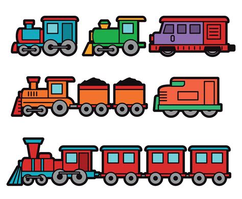 Cartoon Train Svg