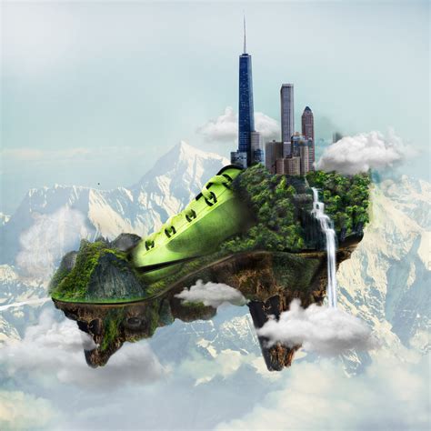 ArtStation - shoes matte-painting old work