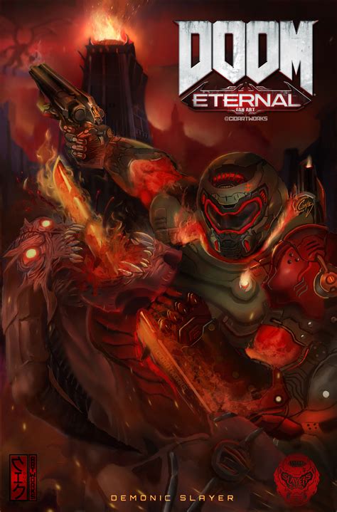 ArtStation - Doom Eternal Fan Art: Whiplash