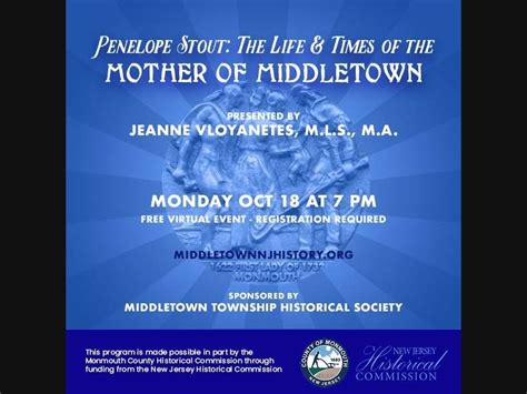 Middletown Historical Society Presents Online Talk Oct. 18 | Middletown ...