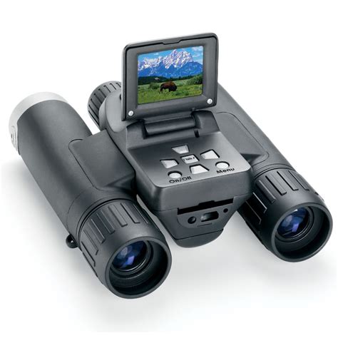 The Synchronized Focus Digital Camera Binoculars - Hammacher Schlemmer