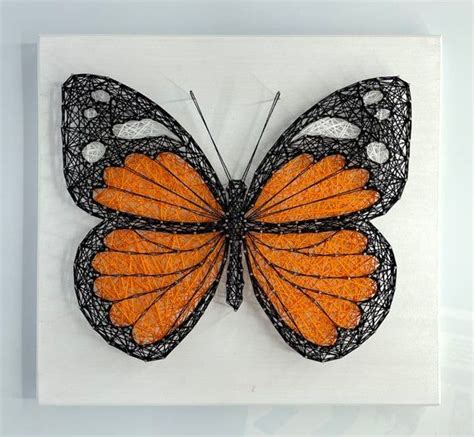 Purple butterfly string art kit – Artofit