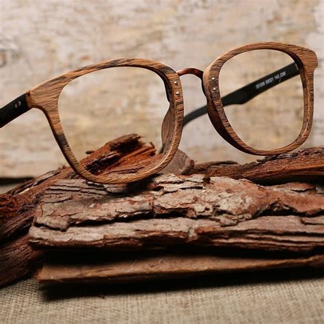 Wood Grain Glasses Frame for Men and Women Myopia Glasses - Etsy