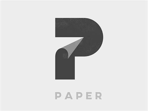 P for Paper | Paper logo, P logo design, Geometric logo