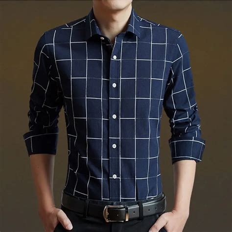 Men Shirt Mens Business Casual Shirts 2018 New Arrival Men Famous Brand ...