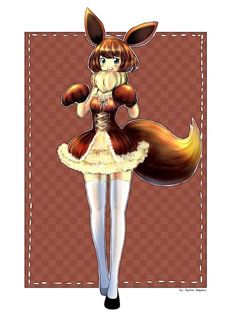 Eevee Gijinka by kenronpaki on deviantART | Eevee, Pokemon gijinka, Pokemon