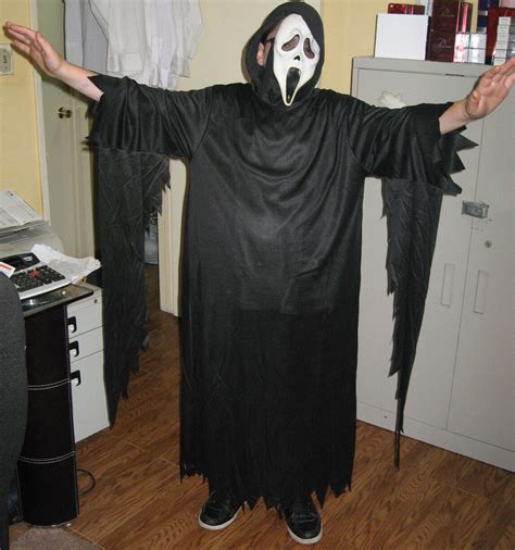 Scream Ghost Face Kids Fancy Dress Halloween Horror Teens Costume 買物