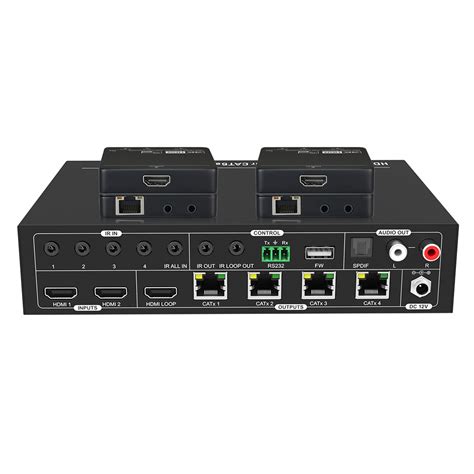 Custom Cost Effective 18g HDMI 2X4 Splitter Kit Over Cat5e/6/7 - Best ...