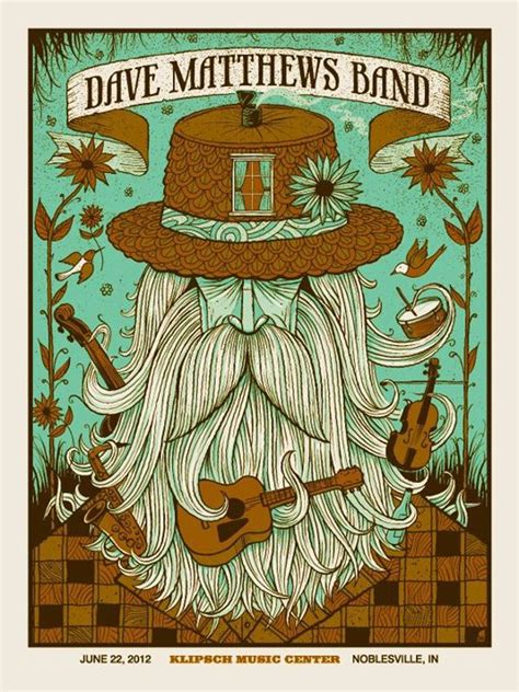 2012-DMB Noblesville N1 Old Man | Dave matthews band posters, Concert ...