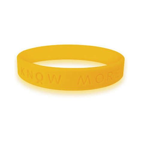 Gold Silicone Wristband Bracelets