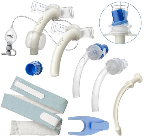 Tracheostomy tube with inner cannula, uncuffed