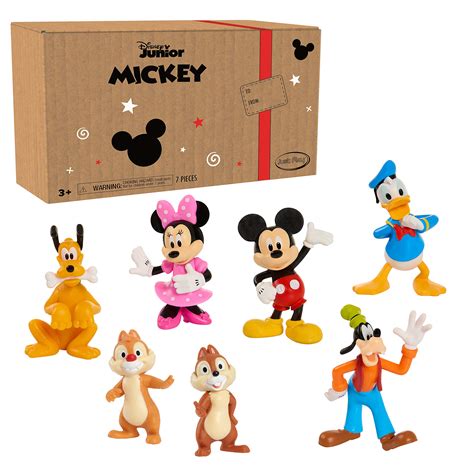 Mickey Mouse 7-Piece Figure Set, Mickey Mouse Clubhouse Toys, Amazon ...