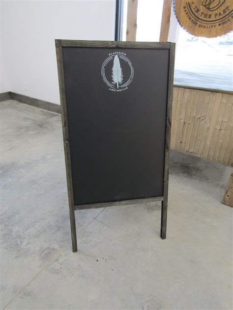 Sidewalk Sign A Frame Folding Sign Affordable Business Sign Your Logo ...