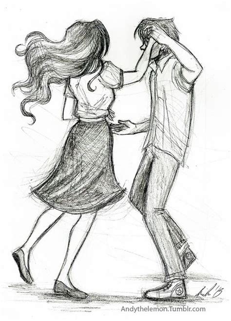 Couple Dancing Sketch