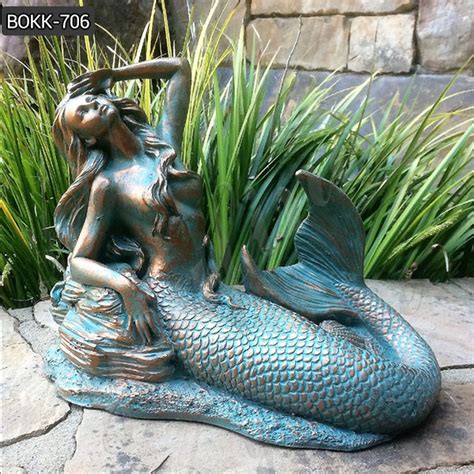 Life Size Custom Bronze Mermaid Garden Statue For Sale -BOKK-706 ...