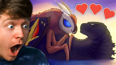 Reacting to How GODZILLA and MOTHRA Fell in LOVE!? - YouTube