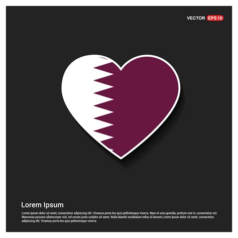 Qatar flag design vector 13304425 Vector Art at Vecteezy