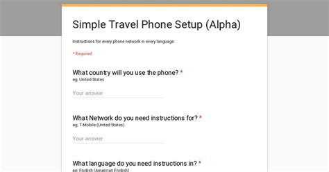 Phone setup instructions for every network, in every country, in every ...