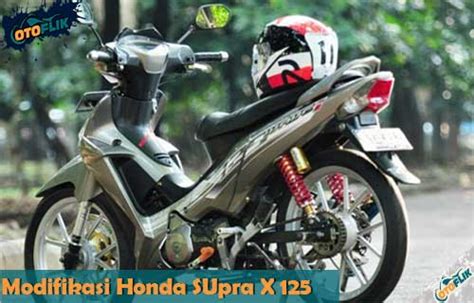 Modifikasi Motor Supra X 125 Standar, Simpel & Warna | Otoflik.com