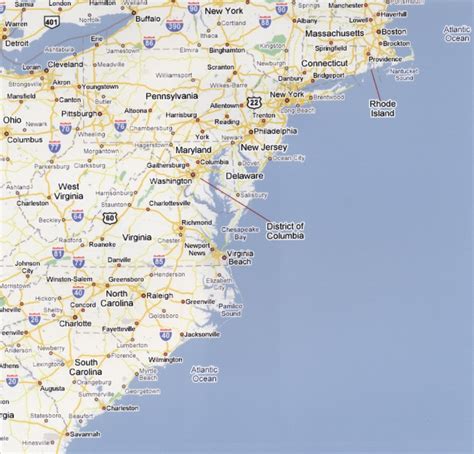 Map Of Usa East Coast – Topographic Map of Usa with States