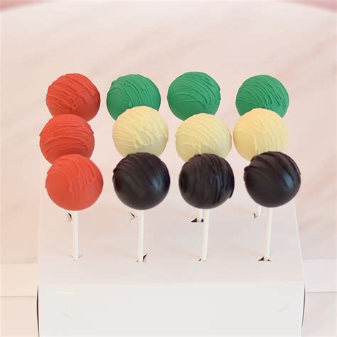 UAE flag cake pops - The House of Cakes Dubai